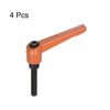 QUARKZMAN Adjustable Clamping Lever Handles M6 x 40 mm Male