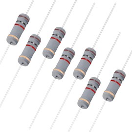 uxcell 50Pcs 1K Ohm Resistor, 2W 5% Tolerance Carbon Film Resistors, 4 Bands for DIY Electronic Projects and Experiments