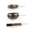 Kisangel 1 Set Meditation Singing Bowl Multi Function Sound Bowl