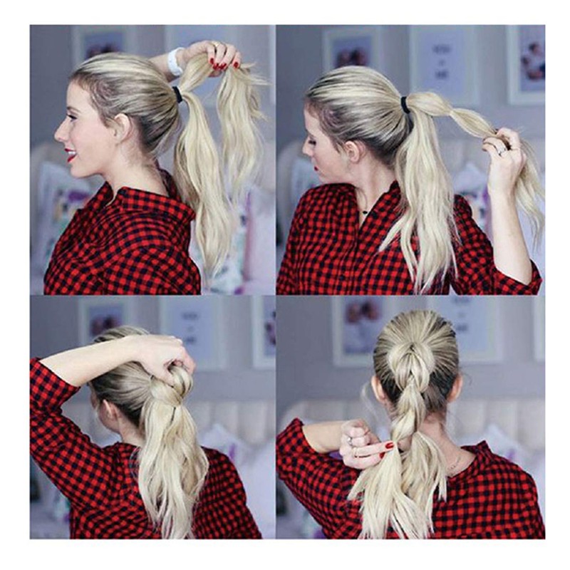 Driew Small Hair Ties, 200 pcs Mini Black Hair Ties