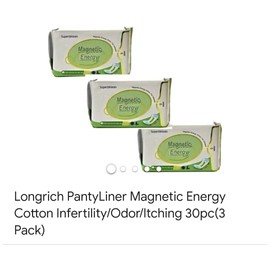 Longrich Superbklean Magnetic Anion Far Infrared Sanitary Pad Napkin 3 Pack