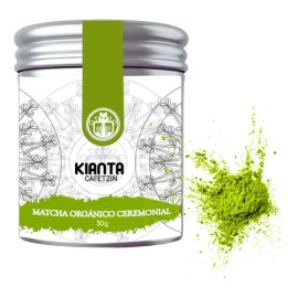Matcha Orgánico Ceremonial 30g Kianta Cafetzin 100 Natural                                                                                            
