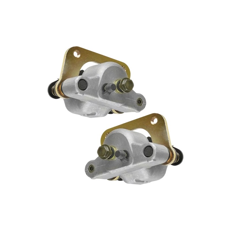 Caltric Rear Left Right Brake Caliper w/ Pads for Polaris