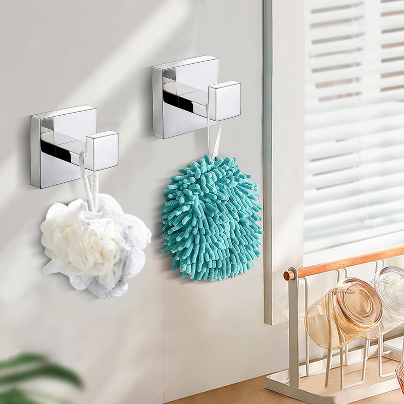 TURS Single Towel / Robe Hook Clothes Hooks For Bathroom