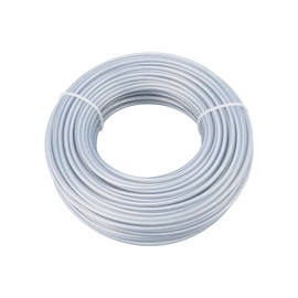 COEWUR 1 Roll of Trimmer Line 3 mm x 45 m Nylon Steel Wire Grass Trimmer Replacement Thread Brush Cutter Thread Round Mowing Line for Small Shrubs Lawn Edging Garden Parks