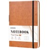 Ruled Notebook for Work with Inner Pocket, Hardcover Writing Notebook