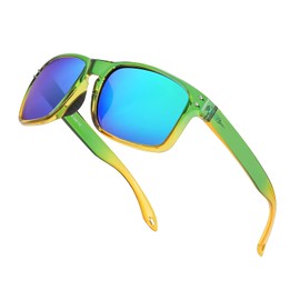 FEISEDY Classic Polarized Square Sunglasses Men Women Matte Fishing Sun Glasses Cycling Driving Sports Glasses B2234