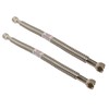 2 Pack Heavy Duty Durable Stainless Steel Corrugated Water Flex