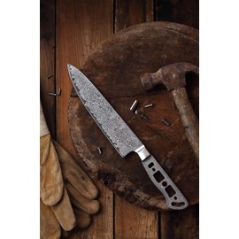 KATSURA Woodworking Project Kit – Gyuto Chef Knife Blank – 8 Inch – Japanese Premium AUS 10, 67 Layers Damascus Steel – NO LOGO