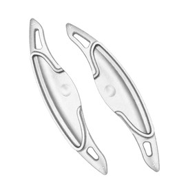 HIBEYO Paddle Shifter Extensions for Hyundai I30 Wagon N Line Veloster KONA N Elantra Avante GT N-line CN7 2019-2023 Metal Steering Wheel Paddle Shifter Trim Cover Decoration Accessories-Silver