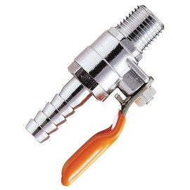 Niigata Seiki BeHAUS C-526 Ball Cock Steel Lever R1/4 Hose Outer Diameter: 0.4 inches (9 mm)