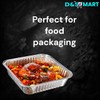 D&S* MART Aluminium Foil Trays - 9x9 Inch | BPA