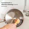 Vigar Dolls Dish Brush with Ergonomic Handle and Dress-Shaped Brush
