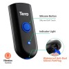 Tera Wireless Barcode Scanner 1D Laser Mini Pocket Waterproof Scanner