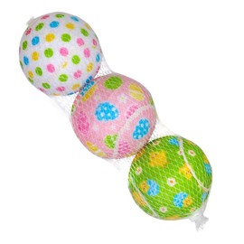 Nobby Easter Tennis Ball Diameter 6.5 cm Set of 3 Net