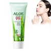 Eazerom 24 Aloe Vera Gel,50g für Gesicht,Körper,Haare,Sonnenbrand,After Sun,Narben,Beruhigend & Hydratisierend,Reines