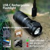 sofirn SC13A Rechargeable Mini Flashlight, Bright Flashlight 1300 Lumens, Andruril