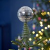 Ginger Ray Silver Disco Ball Decoration Christmas Tree Topper Decoration