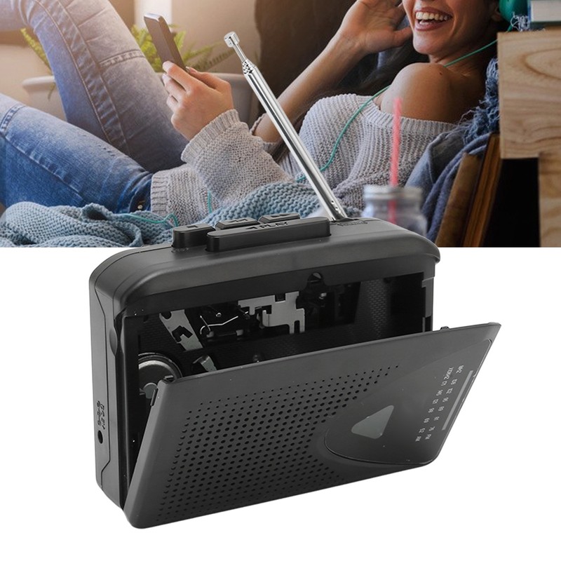 Cassette Player Retro Stereo 2 Charging Methods Portable Tape Player