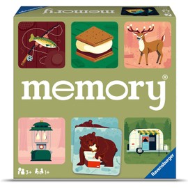 Ravensburger Great Outdoors Memory Game for Boys & Girls Age 3 & Up! - A Fun & Fast Camping Matching Game, 20359