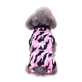 RANPHY Postoperative Clothes for Dogs, Neoprene, Elizabeth Collar, Clothes for Dogs, Small Dogs, Medium Dogs, Postoperative Wear, Lightweight, Skin Protection, Soft, Wound Protection, Prevents Licking