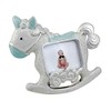 Photo frame rocking horse light blue MM35X4 cod.EL32156 cm 11.5
