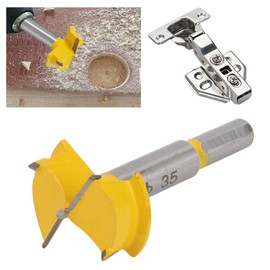 T Type Router Bit, Milling Cutter,Cemented Carbide Positioning Woodworking Hole Opener Router Bit Milling Cutter, Woodworking Tool Accessories Cutting Diameter 35mm(35mm)