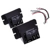IEQFUE 2PCS 12VDC Coil 30A SPDT 1NO 1NC 240VAC Power