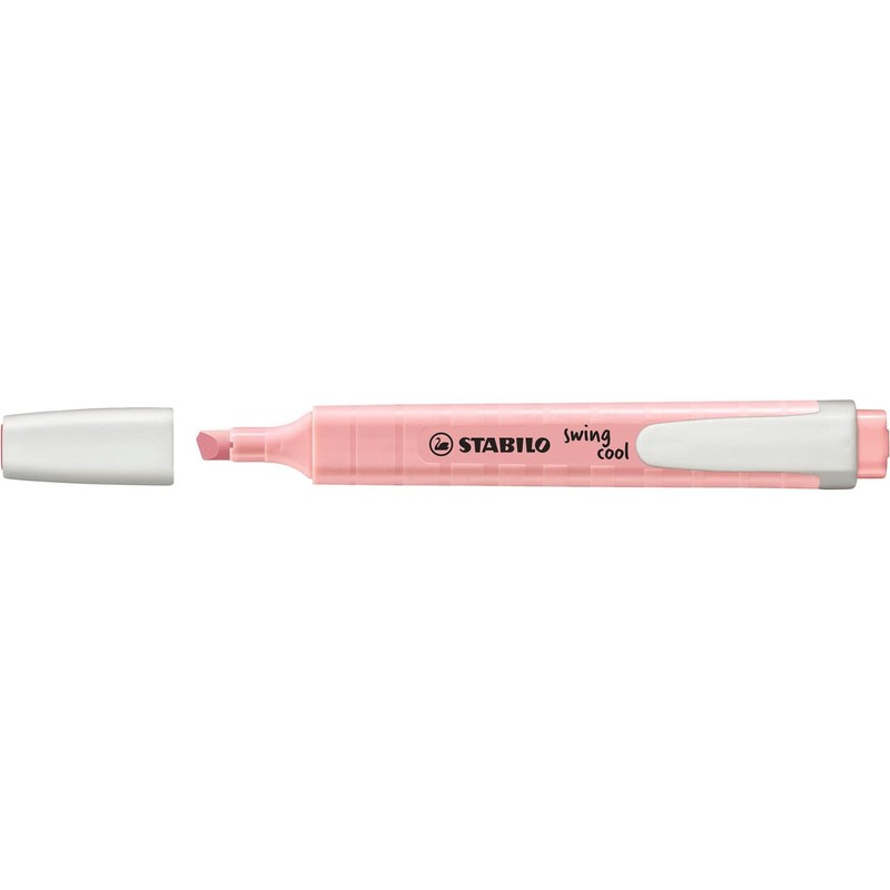 STABILO Set of 3 Pastel Swing Highlighters - Rose Soupçon