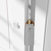 Door Pinch Guard,Slam Stoppers,Soft Stopper Hinge,Hanging Rubber Wedge,Grey,2PCS