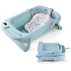 Foldable Baby Bath Tub for Toddlers and Babies, Portable Baby