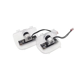 2 Pcs Car Projection LED Projector Door Shadow Light Welcome Light Laser Emblem Logo Lamps Kit Puddle Lights Compatible with Accord 9