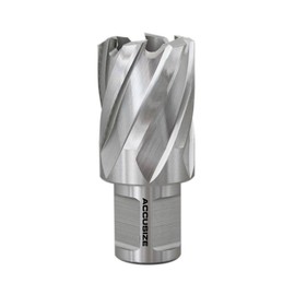 Accusize Industrial Tools 1/16 Inch Cutting Dia., 1 Inch Cutting Depth, H.S.S. Annular Cutter with 3/4 Inch Weldon Shank, 2080-2022