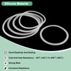 M METERXITY 2-Pack Silicone O-Rings Gasket 4.9 In/125mm Tri-Clover O-Rings