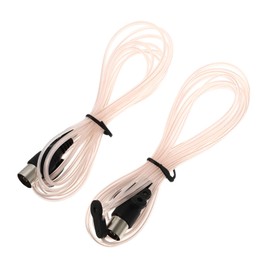 LABRIMP 2PCS Antenna Replacement Cable Wire Antenna for Stereo Receiver Meters Long Compatible with Fm Devices Power Amplifiers and Tv Cards