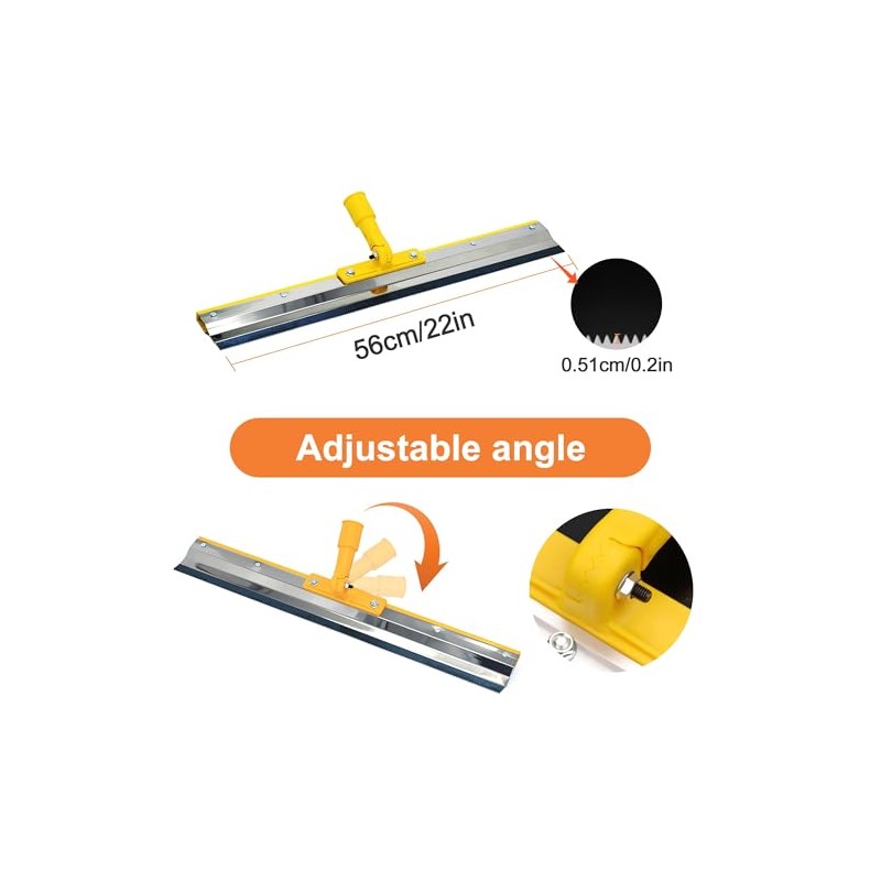 Self-Leveling Tool Kit with Rake, Spiked Roller, Spiked Shoes and