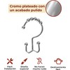 Mebix TRD Kit De 12 Ganchos para Cortinas de baño