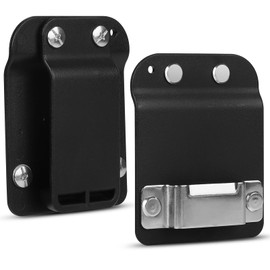 DBREAKS Drill Tool Holster, Tape Measure Holder for Belt, Belt Clip, Belt Holder for Drill for Tool Belt, Robust Drill Clip 304 Stainless Steel, for Cordless Drill, Impact Wrench, Nailer, Tape Measure