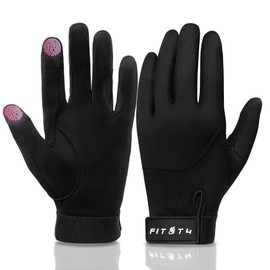 FitsT4 Sports Women's Riding Gloves Winter Grip Riding Gloves Unisex Adult Riding Cycling Gloves for Equestrian Sports