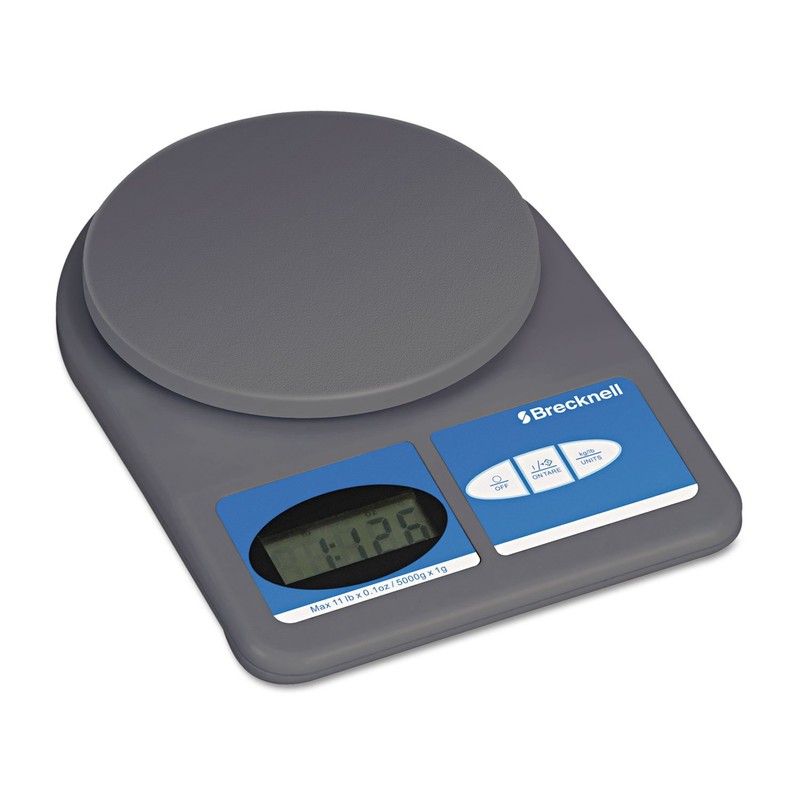 Brecknell 311 Electronic Office Scale, 11 lb Capacity, LCD Display,