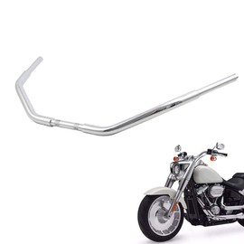 CUSTOM CHROME CCI 3.5" Rise 1-1/4" Fat Narrow Beach Bar Handlebar Fit For Harley Dyna Fat Street Bob Wide Super Glide Heritage Springer Heritage Softail Road King Iron 883 1200