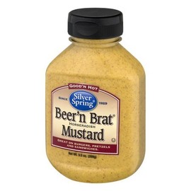 Silver Spring Beer'n Brat Mustard, 9.5 OZ (Pack of 8)