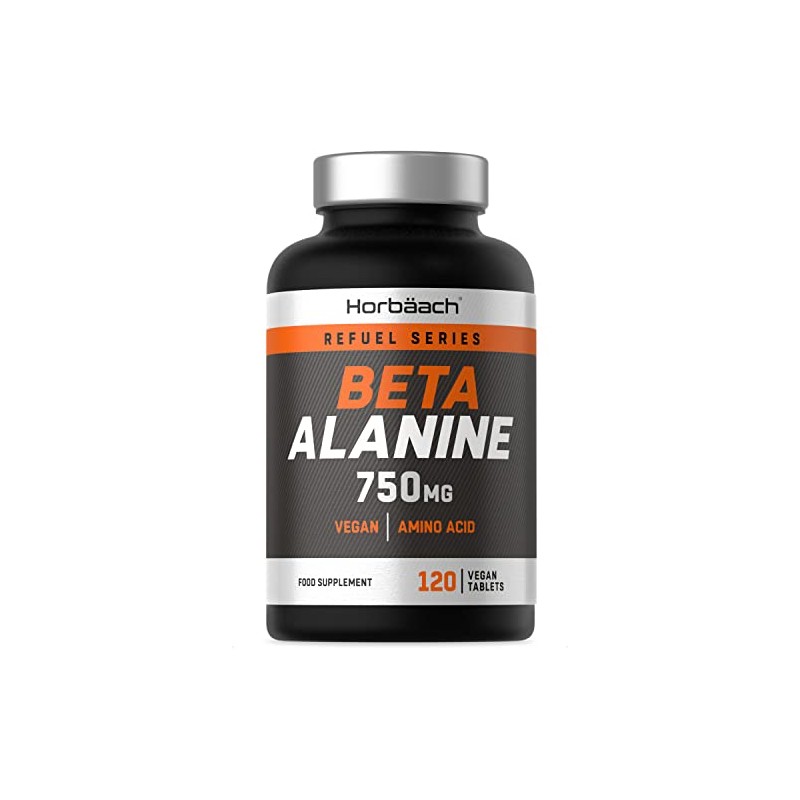 Beta Alanine 750mg | 120 Vegan Tablets | Premium Amino