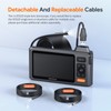 DEPSTECH Cámara de inspección de boroscopio de triple lente, cámara
