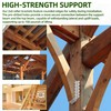 (30-Pack) Calvana 2x8 Brackets for Wood, Joist Hangers, Rafter Brackets,