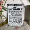 SMARTAIAN Bathroom La Douche Wall Sign Vintage Metal