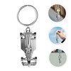 iplusmile 2pcs Race Car Keychains Zinc Alloy Pendant Stylish Car