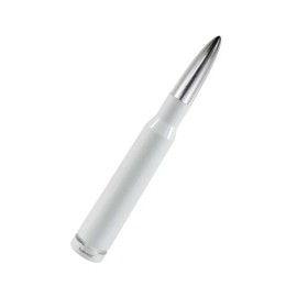 VMS-Racing VMS White and Silver Bullet Antenna for Toyota Tundra Tacoma FJ Cruiser T100