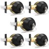 Probrico 5 Pack Double Cylinder Deadbolts with Different Keys, 3