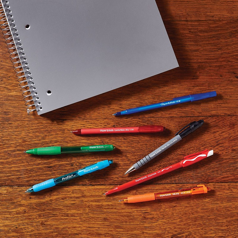 Paper Mate Flexgrip Ultra Capped Ballpoint Pens | Medium Point
